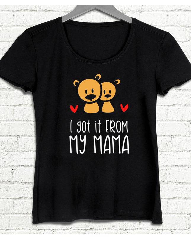 My mama siyah tişört - basmatik.com