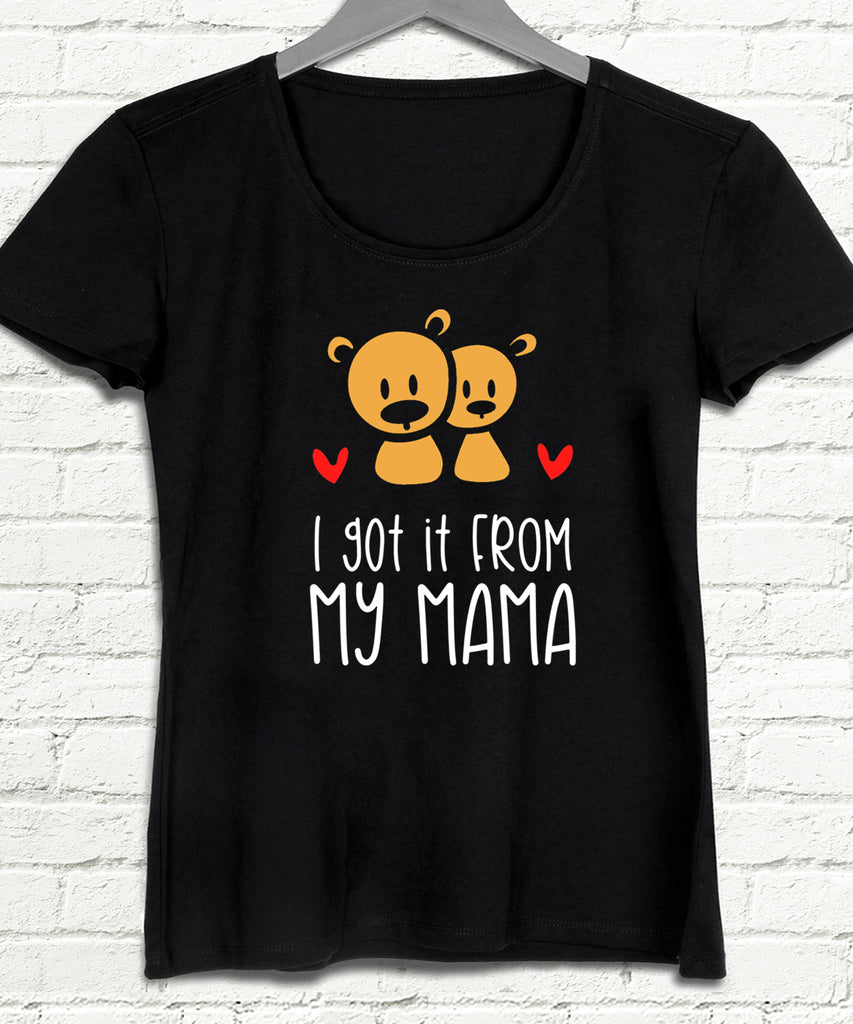 My mama siyah tişört - basmatik.com