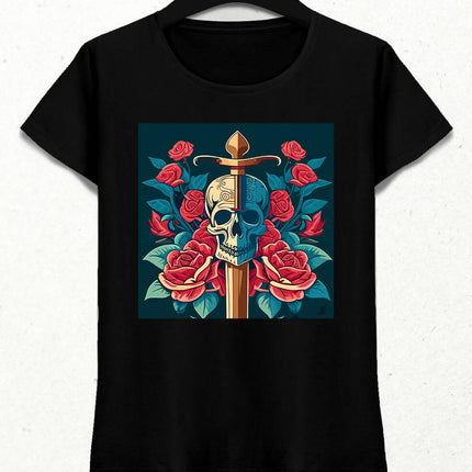 Skull, Rose and Sword 