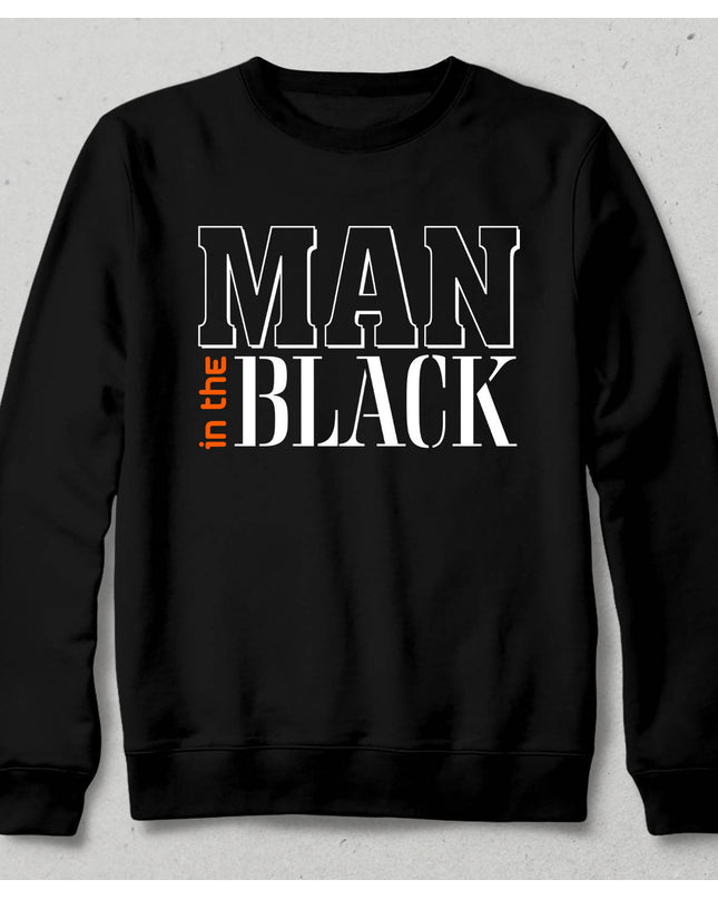 Siyahlı Adam Sweatshirt - basmatik.com