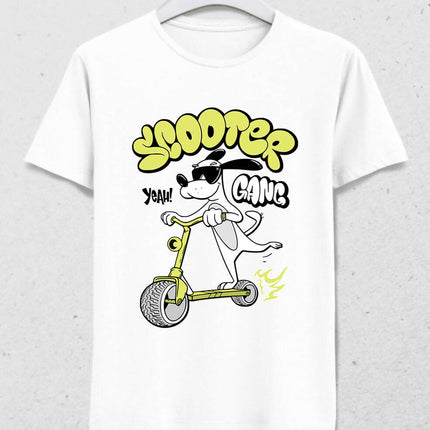 Scooter Dog Erkek Tişört - basmatik.com