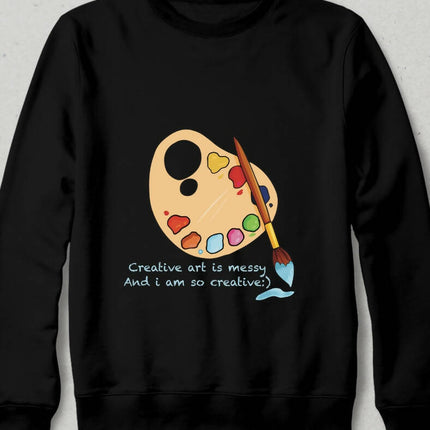 Creative Painter Black Sweatshirt