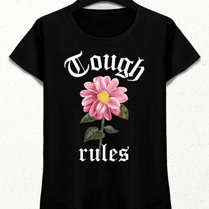 Tough Rules Kadın Streetwear Tasarım T-shirt