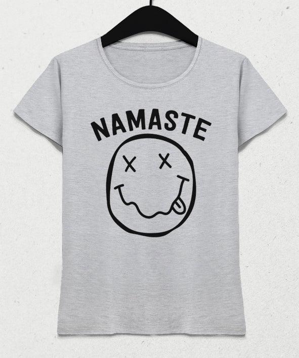 Nameste yoga kadın tişört - basmatik.com