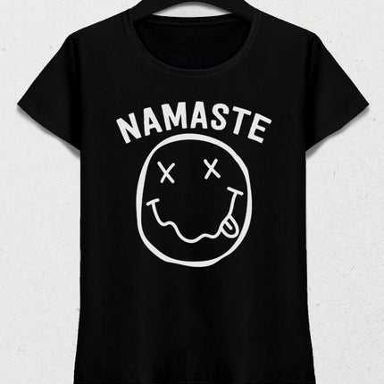 Nameste yoga kadın tişört - basmatik.com