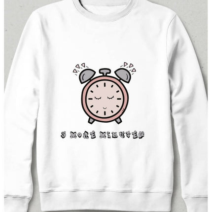 Five More Minutes Alarm Clock Sweatshirt