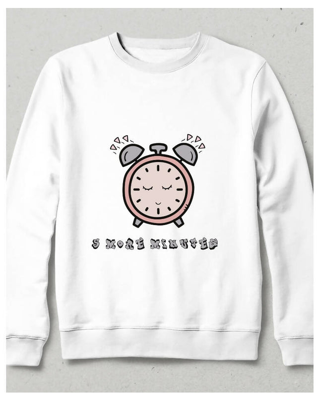 Five More Minutes Alarm Clock Sweatshirt