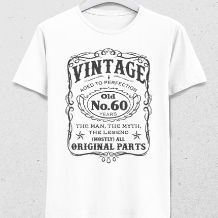 No60 doğum günü beyaz tişört - basmatik.com