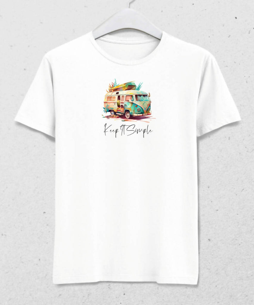 Kamp Karavan Temalı T-shirt 2