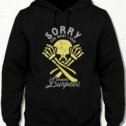 Sad Skull Hooded Sweatshirt
