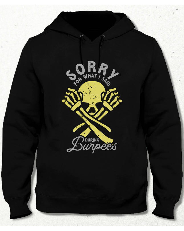 Sad Skull Hooded Sweatshirt