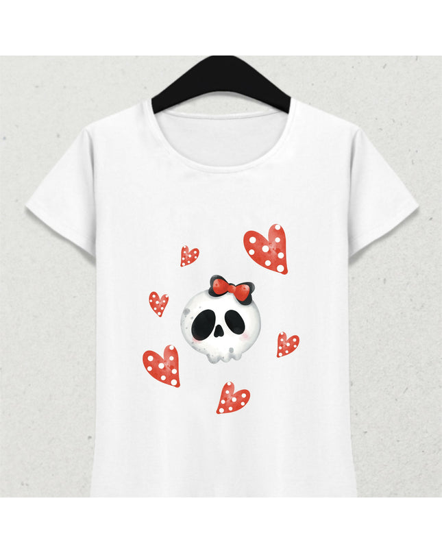 Kurukafa ve Kalpler Cadılar Bayramı Tişört