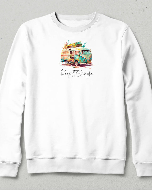 Camping Caravan Themed Sweatshirt 3