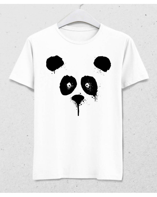 Suluboya Panda Erkek Tişört - basmatik.com