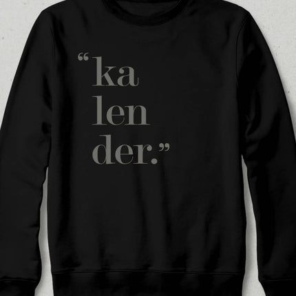 Kalender Sweatshirt