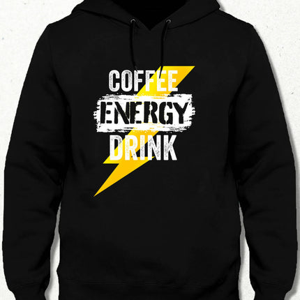 Coffee Energy Drink Hooded Sweatshirt