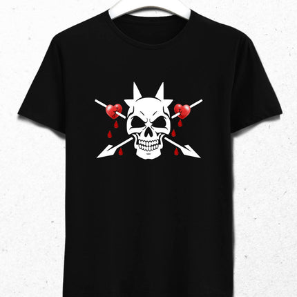 Heart Skull Erkek Tişört