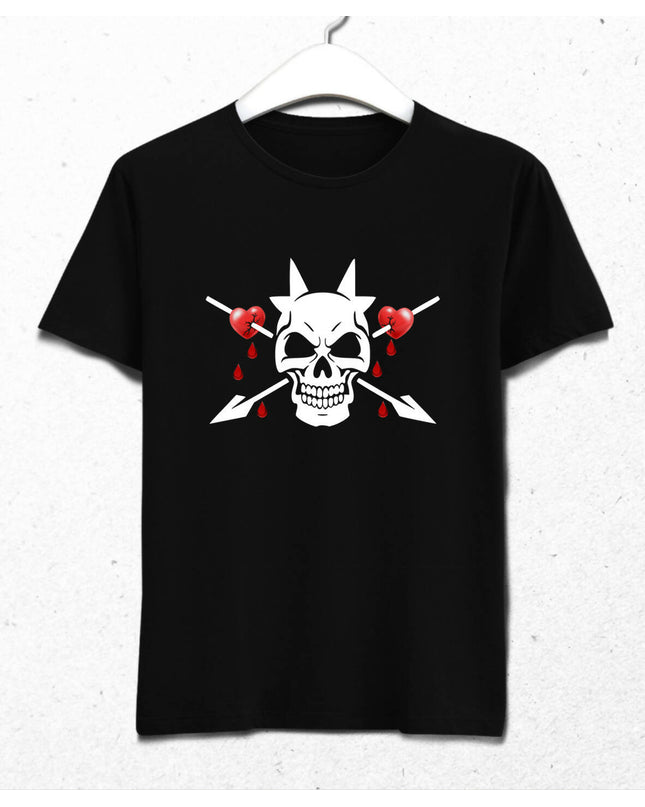 Heart Skull Erkek Tişört