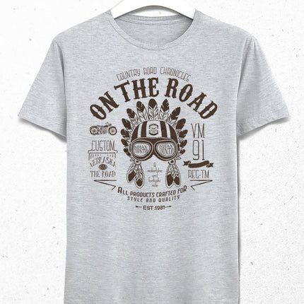 On the road erkek tişört - basmatik.com