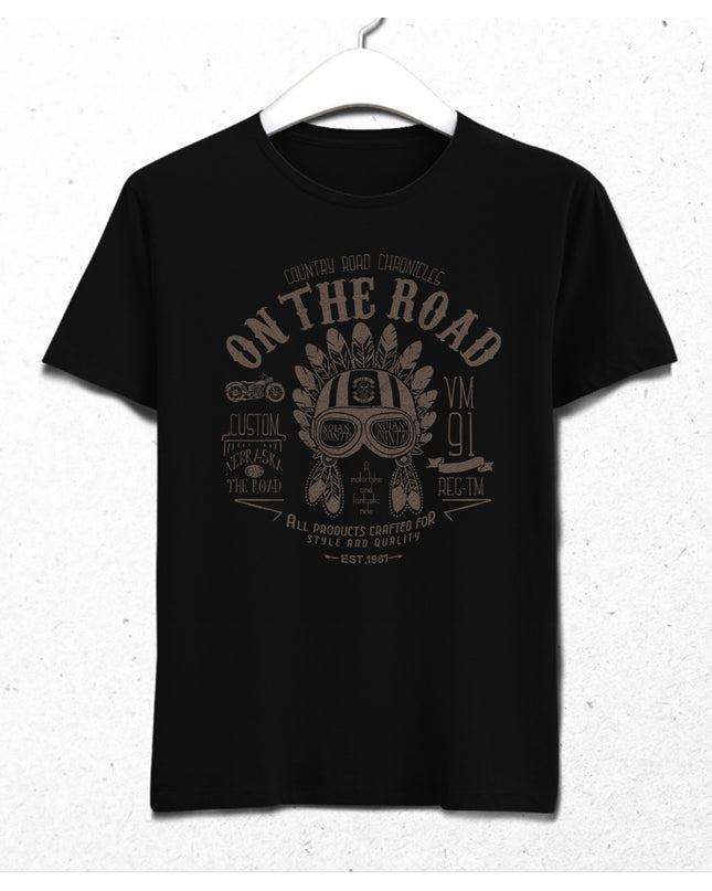 On the road erkek tişört - basmatik.com