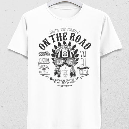 On the road erkek tişört - basmatik.com