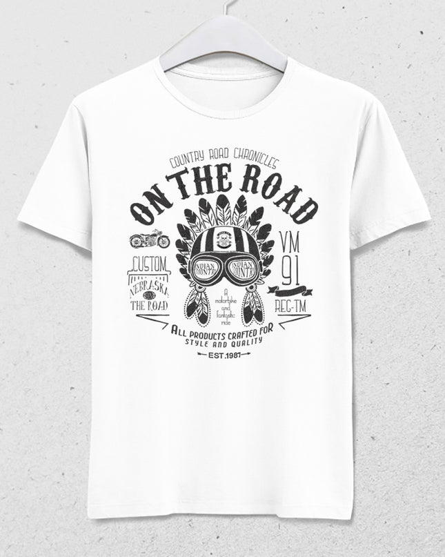 On the road erkek tişört - basmatik.com