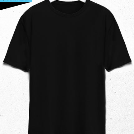 Oversize siyah tişört - basmatik.com