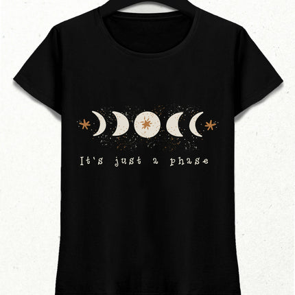 Ay ve Gökyüzü Ay Fazları Tshirt