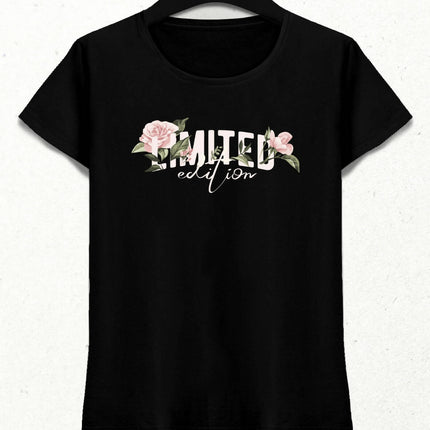 Limited Kadın Streetwear Tasarım T-shirt