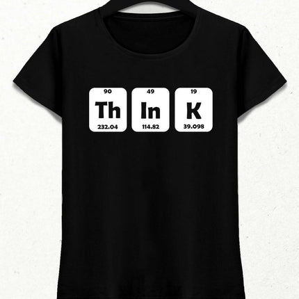 Think - Düşünmek Kadın Tişört - basmatik.com