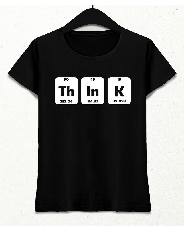 Think - Düşünmek Kadın Tişört - basmatik.com