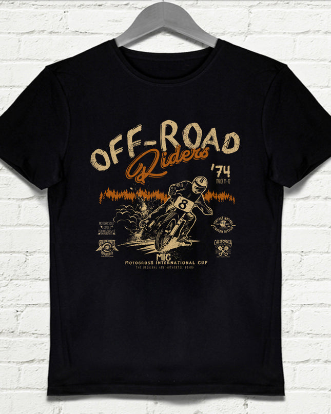 Off-road Siyah Erkek tshirt - basmatik.com
