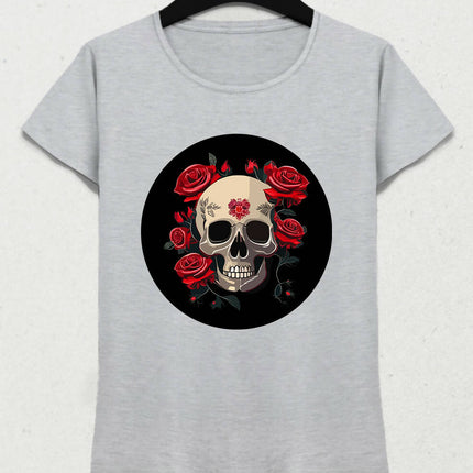 skull and rose 