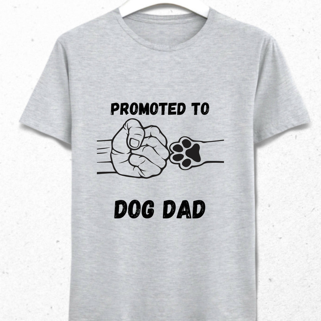 Promoted to Dog Dad Men's T-Shirt 