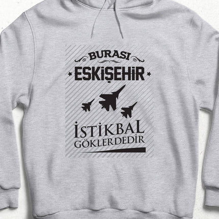 Kapüşonlu Sweatshirt - Burası Eskişehir - 7 - basmatik.com