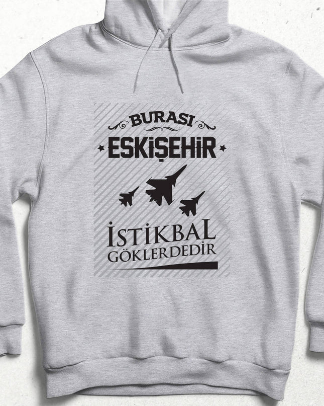 Kapüşonlu Sweatshirt - Burası Eskişehir - 7 - basmatik.com