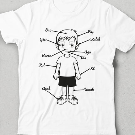 Organlarımız çocuk tişört - basmatik.com