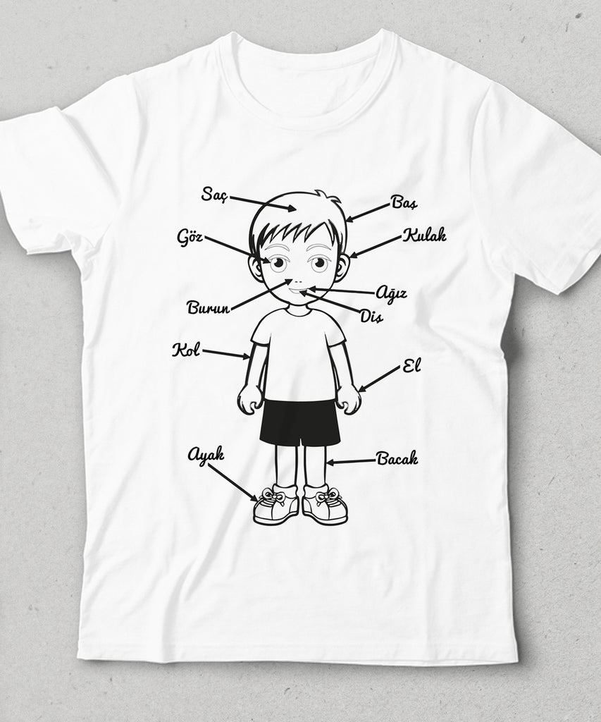 Organlarımız çocuk tişört - basmatik.com