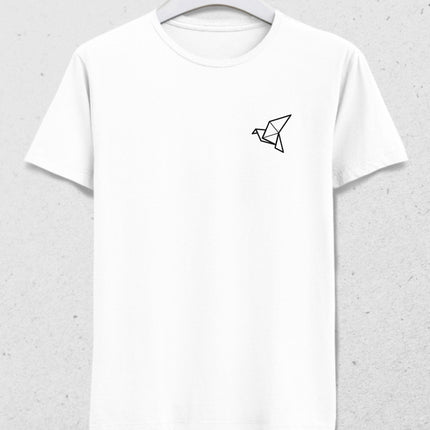 Origami Bird tişört - basmatik.com