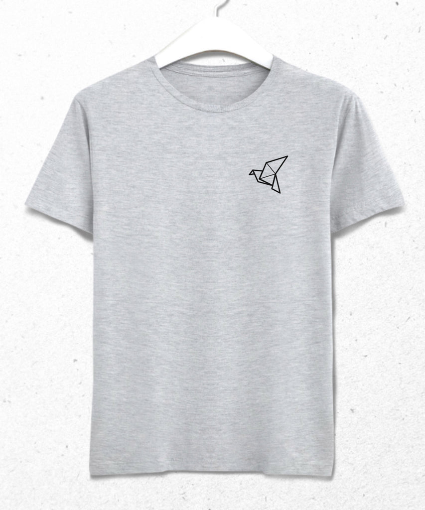 Origami Bird tişört - basmatik.com