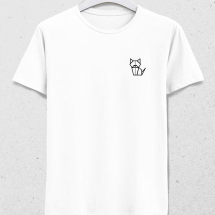 Origami Cat tişört - basmatik.com