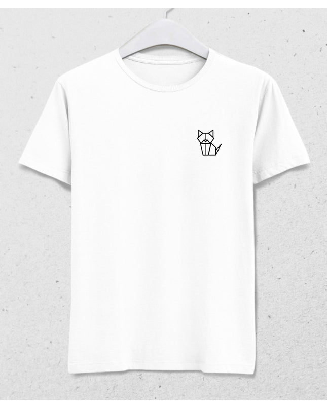 Origami Cat tişört - basmatik.com