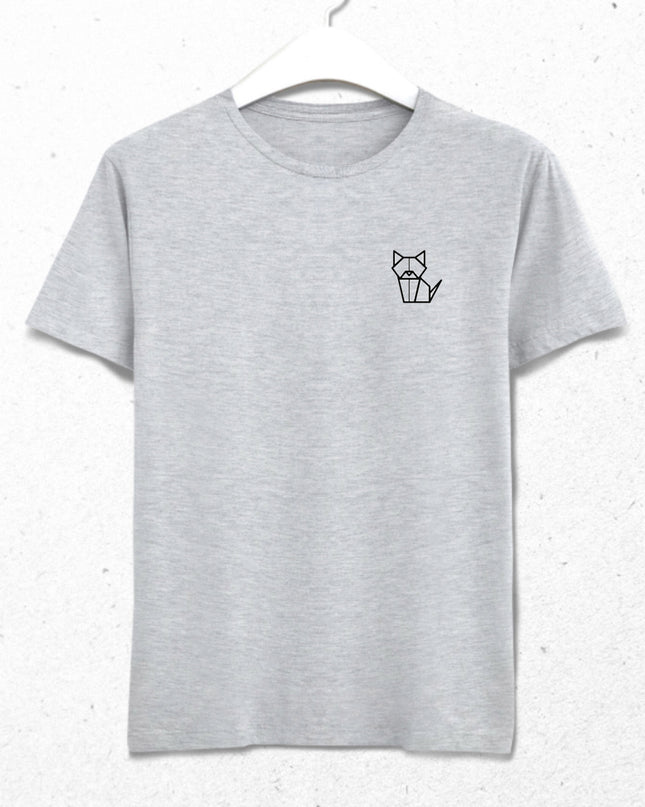 Origami Cat tişört - basmatik.com