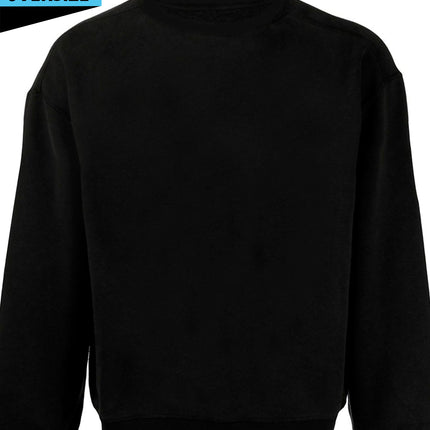 özel tasarım Oversize siyah sweatshirt