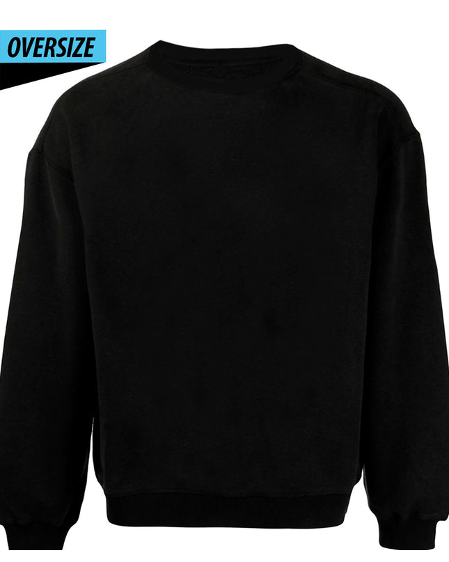 special design Oversize black sweatshirt 