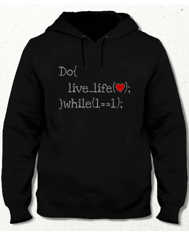 Code, Do While Hooded Sweatshirt