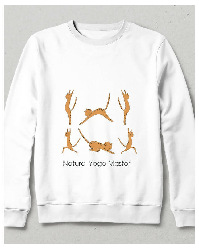 Natural Yoga Master Kedi Sweatshirt