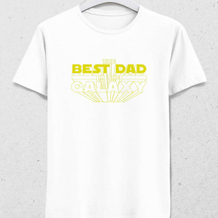 Best Dad In The Galaxy Erkek Tişört - basmatik.com