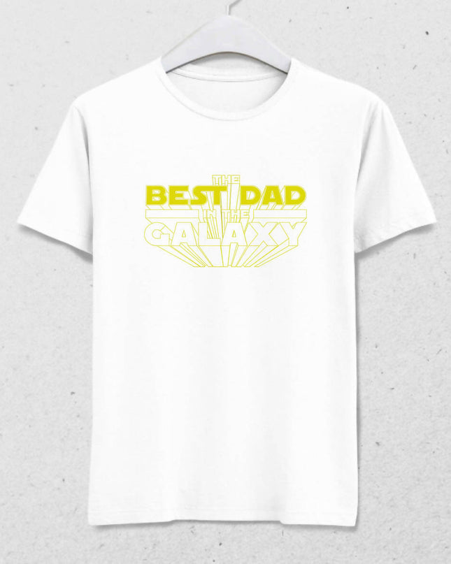 Best Dad In The Galaxy Erkek Tişört - basmatik.com
