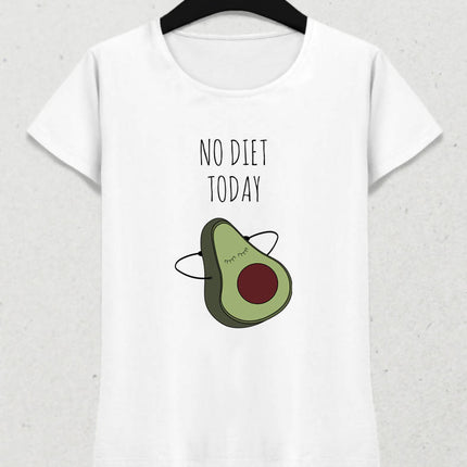 No Diet Today Avocado T-shirt - Women's Short Sleeve 